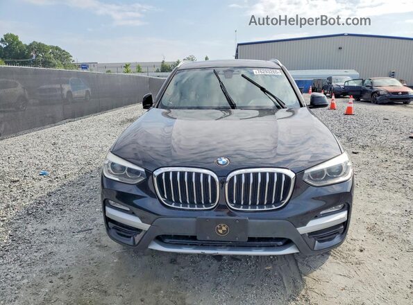 5UXTR9C55JLD63376 2018 BMW X3 Black Vista trasera