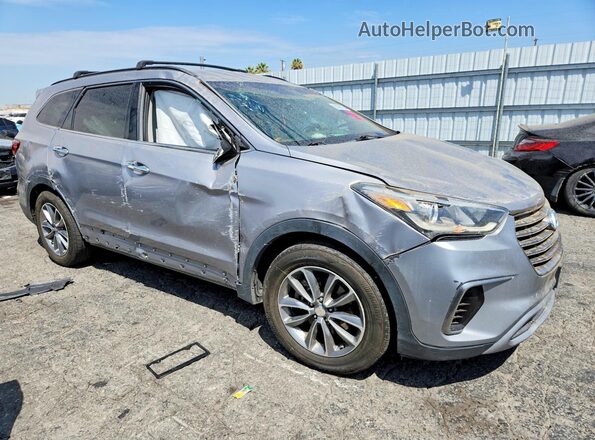 KM8SM4HFXKU307244 2019 HYUNDAI SANTA Silver Vista frontal