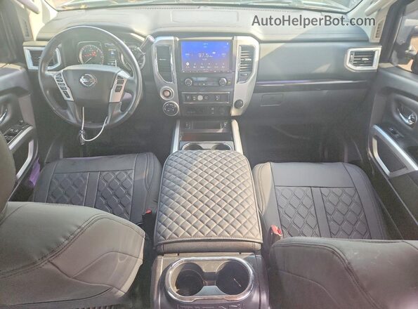 1N6BA1F44GN515860 2016 NISSAN TITAN Черный Вид щитка приборов