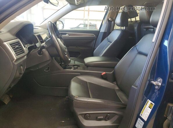 1V2UR2CA1KC571617 2019 VOLKSWAGEN ATLAS Blue Widok deski rozdzielczej