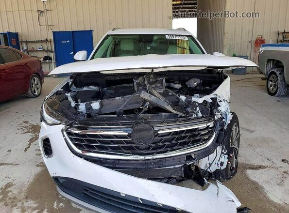 LRBFZNR41ND053260 2022 BUICK ENVISION White უკანა ხედი