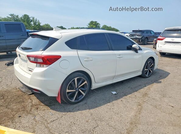4S3GTAJ62L1720204 2020 SUBARU IMPREZA White Delantero derecho