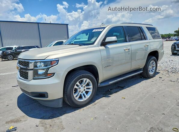 1GNSCAEC8GR394403 2016 CHEVROLET TAHOE Gold Հետևի ձախ