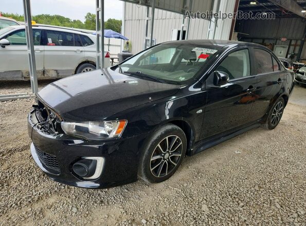 JA32U2FU3HU012259 2017 MITSUBISHI LANCER Black Tył lewy