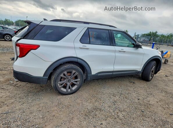 1FMSK8DHXMGA02641 2021 FORD EXPLORER White Przód prawy
