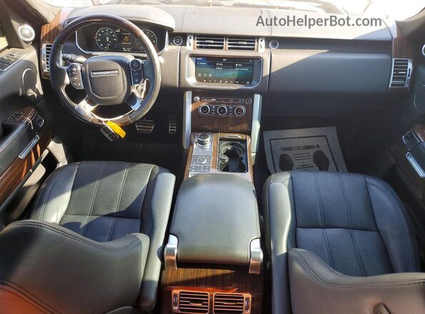 SALGS2FEXHA336521 2017 LAND ROVER RANGE ROVER White Вид щитка приладів