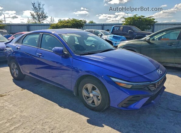 KMHLL4DG0SU033641 2025 HYUNDAI ELANTRA Blue Front view