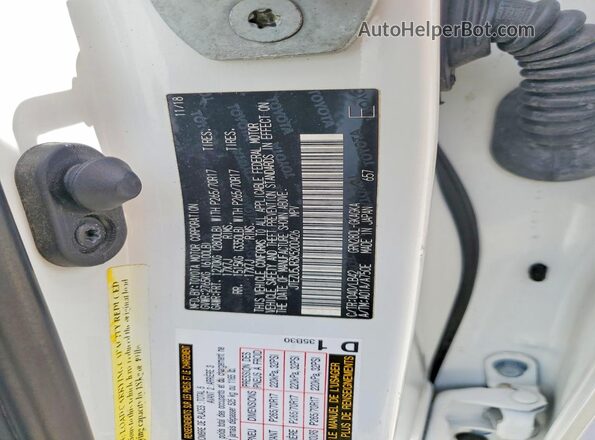 JTEZU5JR3K5200426 2019 TOYOTA 4RUNNER White Սալոնի 360 աստիճան տեսք