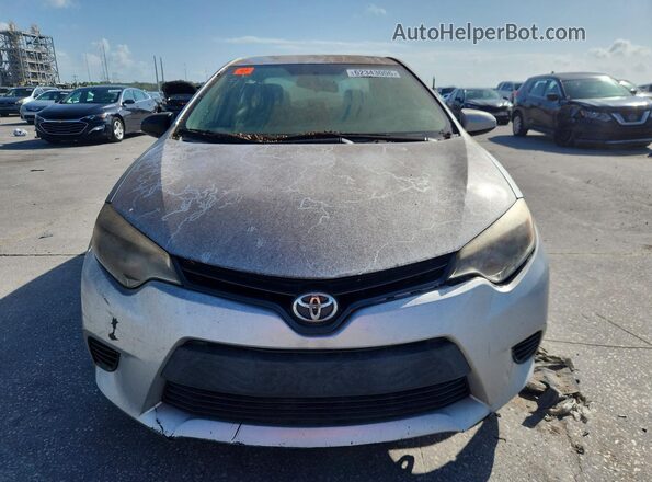 5YFBURHE2GP546039 2016 TOYOTA COROLLA Silver Vista trasera