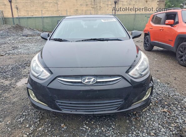 KMHCT4AE5GU952674 2016 HYUNDAI ACCENT Black Вид ззаду
