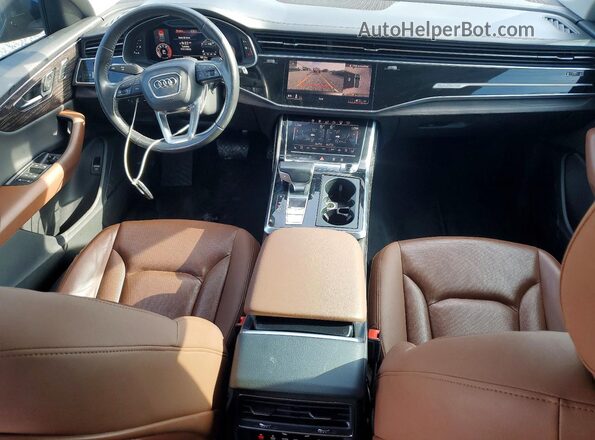 WA1CVAF11KD034605 2019 AUDI Q8 Green Սարքավորումների վահանակի տեսք