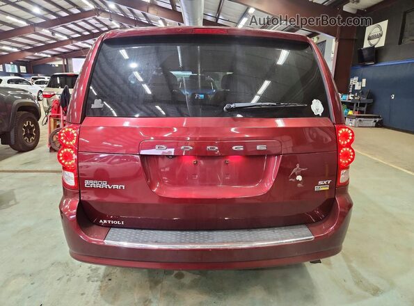 2C4RDGCG5HR714558 2017 DODGE CARAVAN Burgundy Vista interior delantera