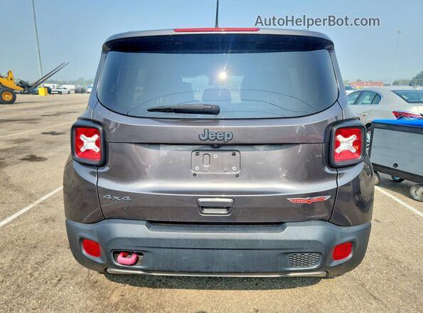 ZACNJBC19KPJ90393 2019 JEEP RENEGADE Gray Front interior view
