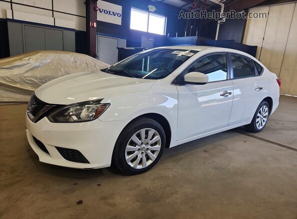 3N1AB7AP5HY351610 2017 NISSAN SENTRA White Trasero izquierdo