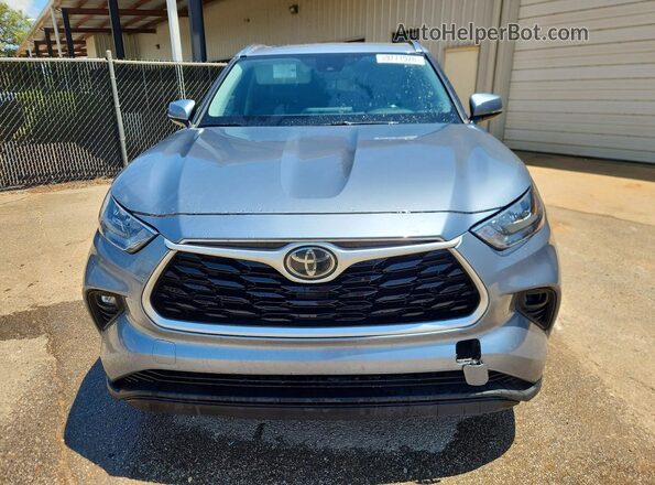 5TDGZRAH4LS013624 2020 TOYOTA HIGHLANDER Blue Հետևի տեսք
