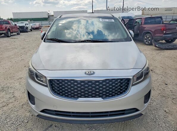 KNDMA5C18H6261174 2017 KIA SEDONA Silver უკანა ხედი