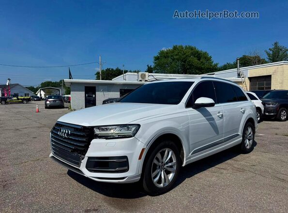 WA1LHAF7XJD045466 2018 AUDI Q7 Белый Задняя левая четверть