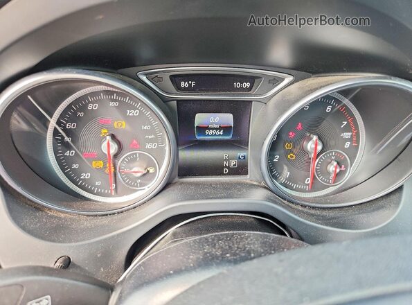 WDDSJ4GBXKN722558 2019 MERCEDES-BENZ CLA-CLASS Black უკანა სავარძლების ხედი