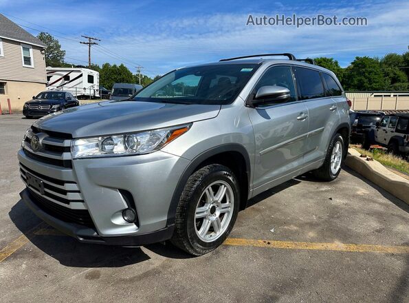 5TDBZRFH4JS906070 2018 TOYOTA HIGHLANDER Gray უკანა მარცხენა