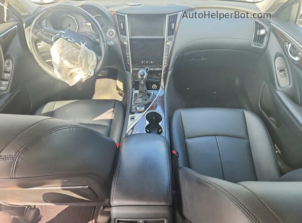 JN1EV7APXJM362927 2018 INFINITI Q50 Gray Instrument cluster view