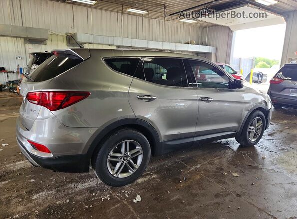5XYZT3LB6JG556547 2018 HYUNDAI SANTA Gray Przód prawy
