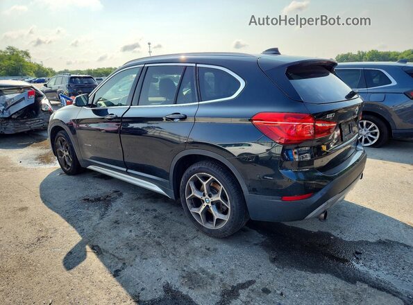 WBXHT3C33G5E47698 2016 BMW X1 Black Հետևի աջ