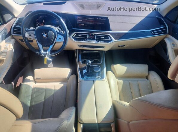 5UXCW2C5XKLB44253 2019 BMW X7 Black ხელსაწყოთა პანელის ხედი