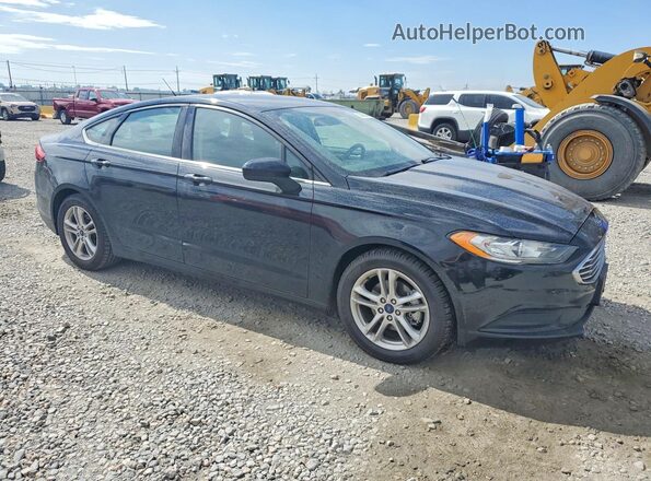 3FA6P0HD3JR186699 2018 FORD FUSION Black Вид спереду