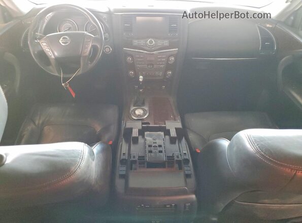 JN8AY2NF3H9304716 2017 NISSAN ARMADA Gray Instrument cluster view