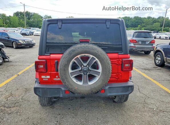 1C4HJXEN6LW218927 2020 JEEP WRANGLER Red Front interior view