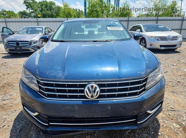 1VWLA7A35KC014003 2019 VOLKSWAGEN PASSAT Blue Вид ззаду