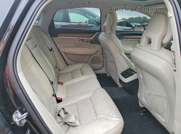 YV1A22ML7H1001984 2017 VOLVO S90 Black Vista interior trasera