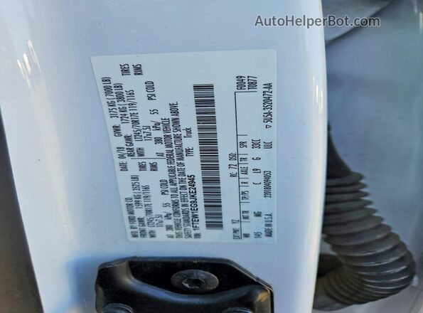 1FTEW1EG9JKE24945 2018 FORD F150 White VIN կոդի պիտակի տեսք