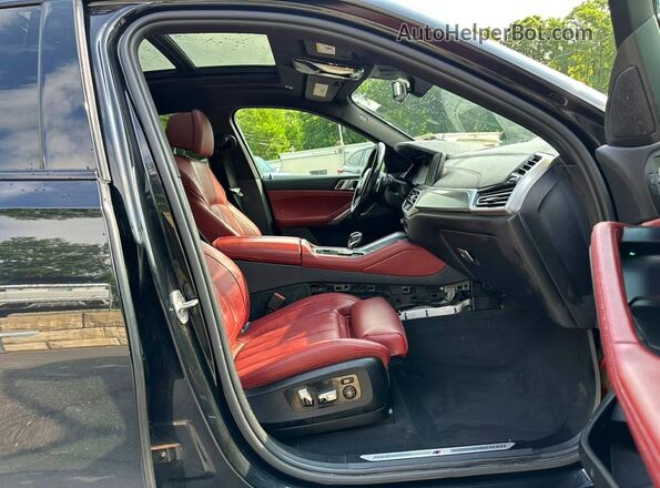 5UXCY6C05N9L63884 2022 BMW X6 Black Vista del cuadro de instrumentos