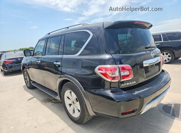 JN8AY2ND7J9057494 2018 NISSAN ARMADA Black Tył prawy