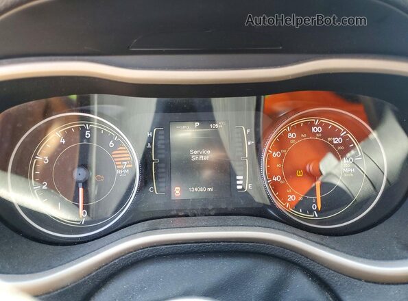 1C4PJLCB0HW549488 2017 JEEP CHEROKEE Black Սարքավորումների վահանակի տեսք