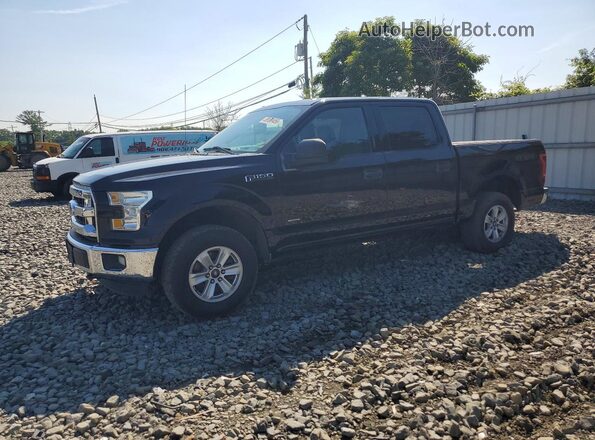 1FTEW1EP6GFC31718 2016 FORD F150 Black Հետևի ձախ