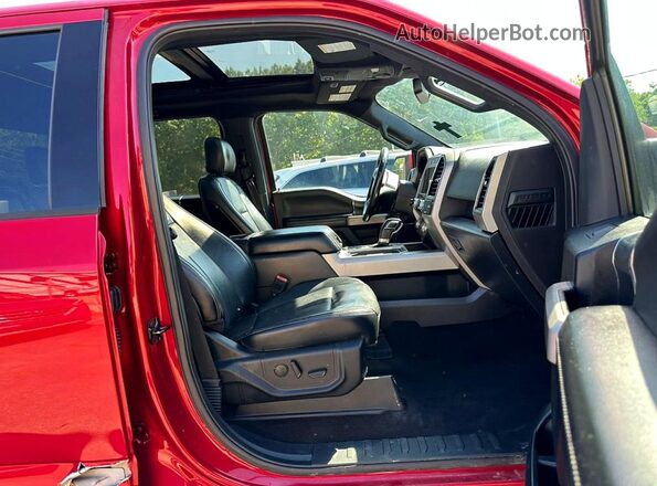 1FTEW1E43LFB62888 2020 FORD F150 Red ხელსაწყოთა პანელის ხედი