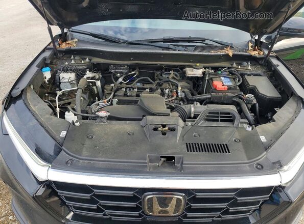 7FARS3H49PE000833 2023 HONDA CR-V Black Շարժիչի բաժամունքի տեսք