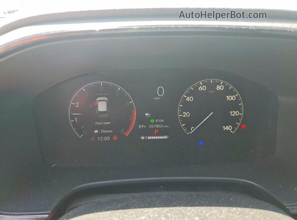 7FARS3H75PE000368 2023 HONDA CR-V Белый Вид щитка приборов