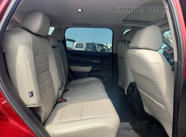 7FARS3H76PE001299 2023 HONDA CR-V Red Widok wnętrza z tyłu