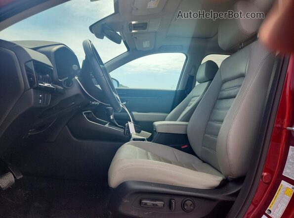7FARS3H76PE001299 2023 HONDA CR-V Red Widok wnętrza z przodu