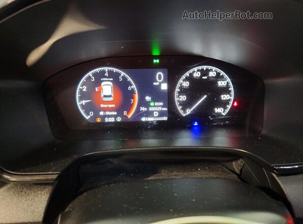 7FARS4H22SE021424 2025 HONDA CR-V Gray Սարքավորումների վահանակի տեսք