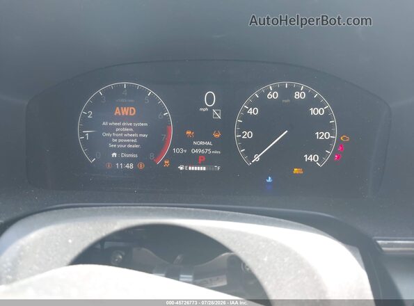 7FARS4H23TE001992 2026 HONDA CR-V Серый Вид задних сидений