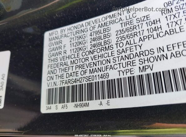 7FARS4H27SE011469 2025 HONDA CR-V Gray Engine compartment view
