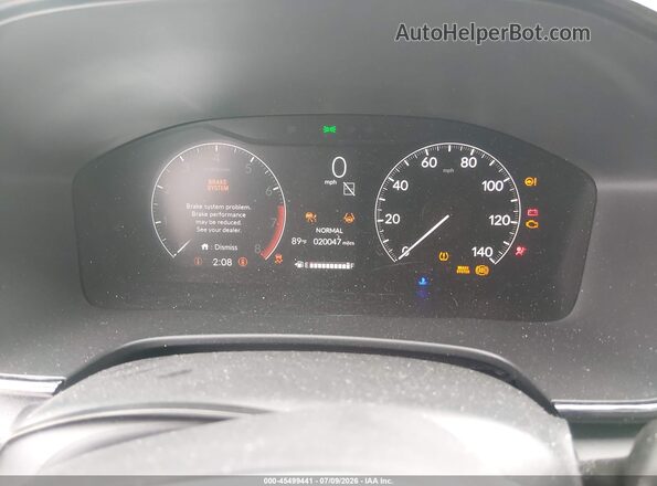 7FARS4H40SE013453 2025 HONDA CR-V Blue უკანა სავარძლების ხედი