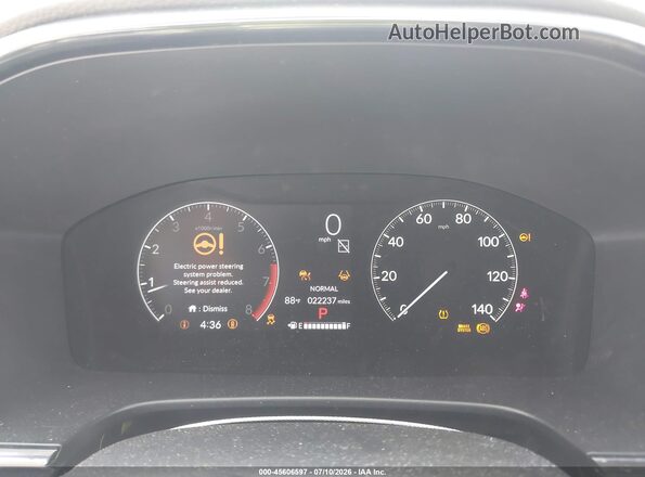 7FARS4H43TE001251 2026 HONDA CR-V White უკანა სავარძლების ხედი
