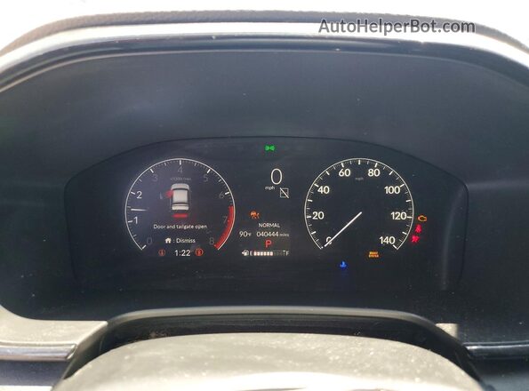 7FARS4H44SE005291 2025 HONDA CR-V Blue ხელსაწყოთა პანელის ხედი