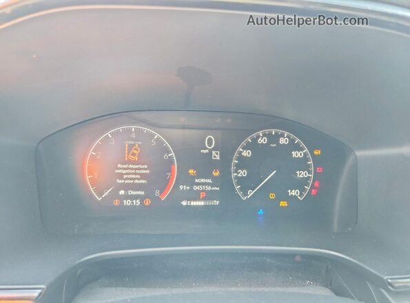 7FARS4H45PE010474 2023 HONDA CR-V Gray Widok zestawu wskaźników