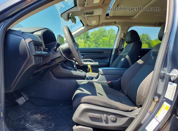 7FARS4H45PE010474 2023 HONDA CR-V Gray Widok wnętrza z przodu